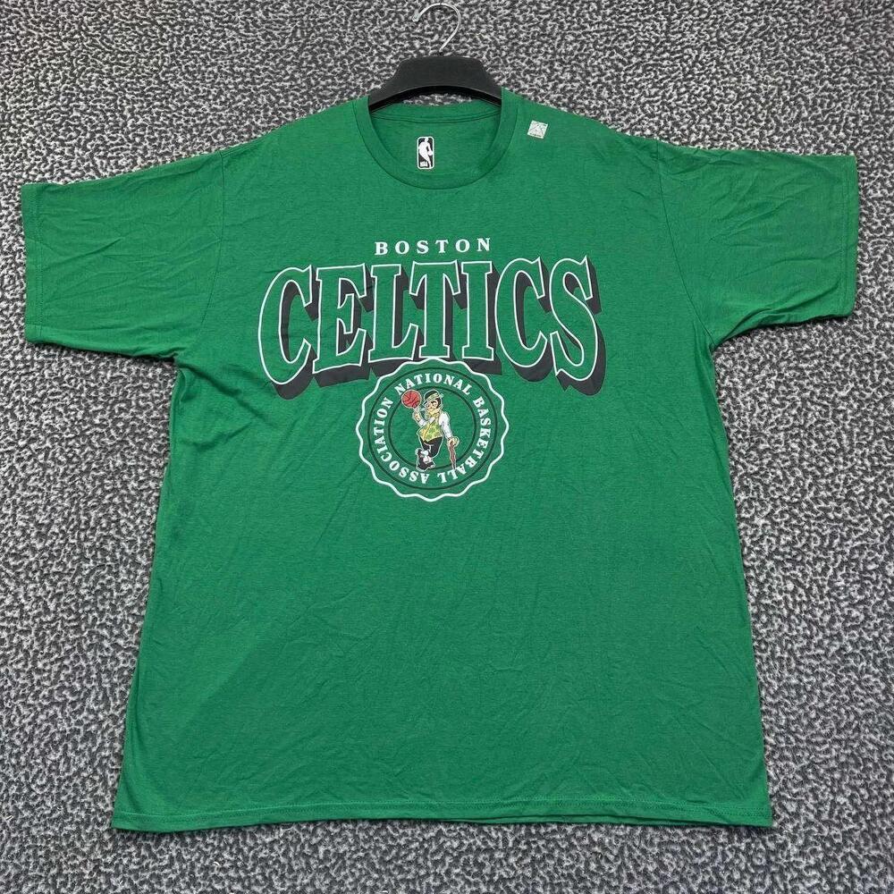 Boston Celtics  Shirt Men Extra  Green Short Sleeve